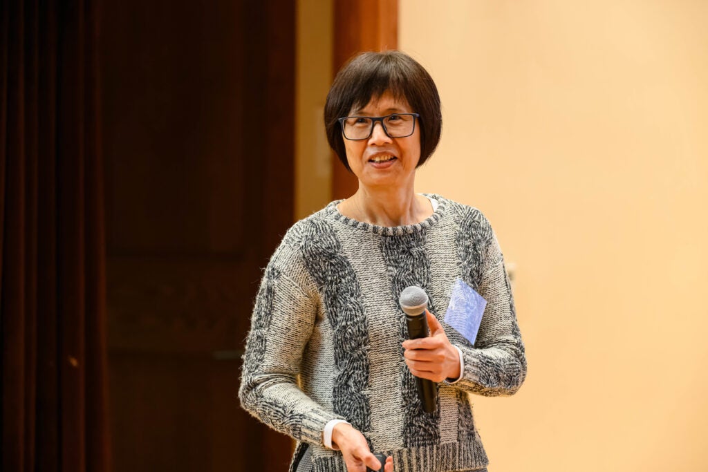 Faculty, students, and alumni pitched their startup companies at the Showcase.