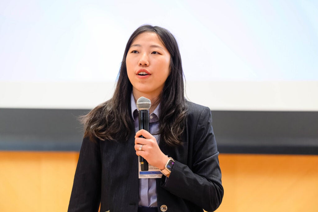 Faculty, students, and alumni pitched their startup companies at the Showcase.